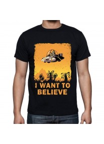 Мъжка тениска RICK AND MORTY - I WANT TO BELIVE